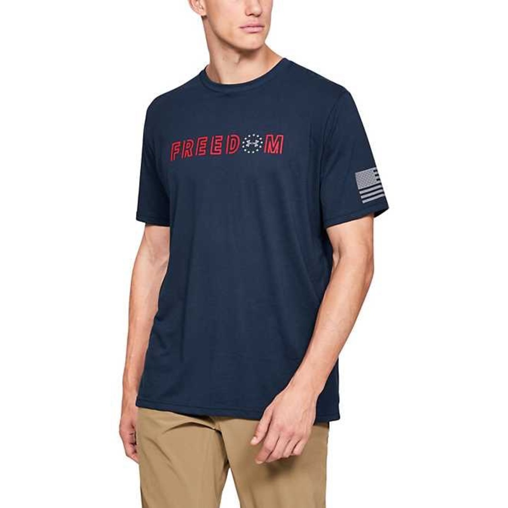 Under Armour freedom T-shirt blue size M